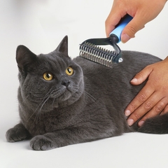 Escova para cães de estimação removedor de pêlos para cães pente para gatos escova de cuidados e cuidados para cabelos longos e curtos emaranhados suprimentos para cães itens para animais de estimação - animal pet