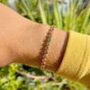 Pulseira Cristal Paraiba Inteira Bolinhas