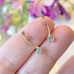 Brinco Bolinha e Gota Cristal - loja online