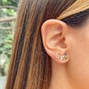 Brinco Cristal Peridoto Confete