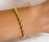 Pulseira Cordão Baiano Dourada - comprar online