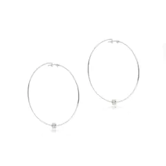 Brinco Argola Banho de Diamante - comprar online