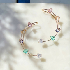 Brinco Ear Cuff Gotas Cristal - loja online