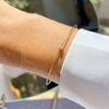 Bracelete Zircônia Branca Banho de Diamante
