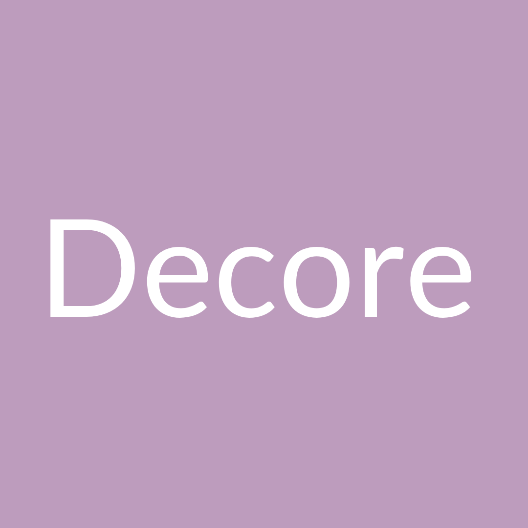 Decore decorações