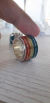 anillo Arcoiris plata peruana - La Alegría Darío Fumagalli
