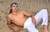Pantalon blanco de hombre seda natural