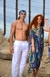 Imagen de Pantalon blanco de hombre seda natural
