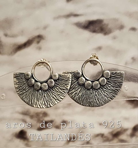 Aros tailandeses de pura plata 925 garantía de por vida