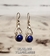 Aros de plata 925 y lapislázuli