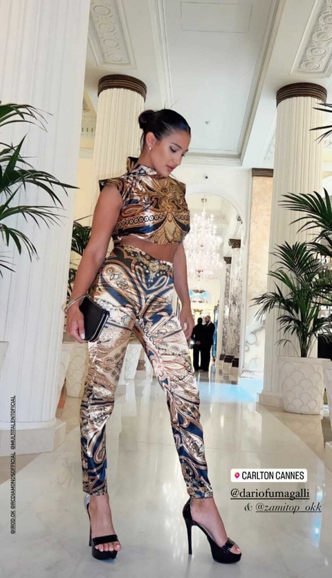 Pantalón saten de seda milano chaqueta y talle S y M