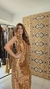 Vestido de chifón frances con capucha - La Alegría Darío Fumagalli