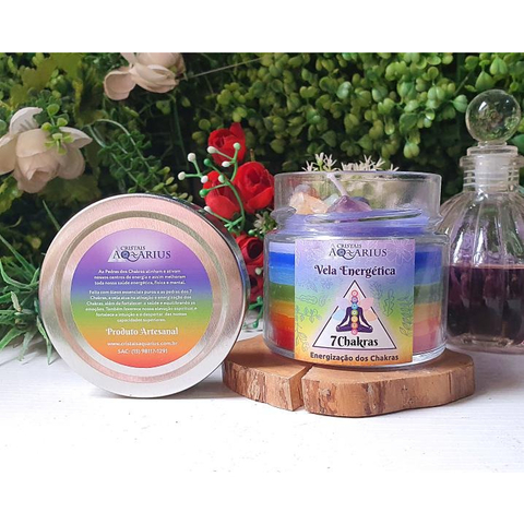 Vela dos 7 Chakras