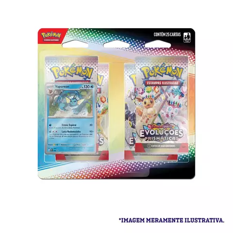 BLISTER QUADRUPLO - EVOLUCOES PRISMATICAS - POKEMON