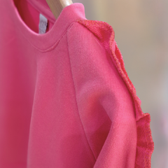 BUZO RUSTICO BEBA VOLADO FUCSIA en internet