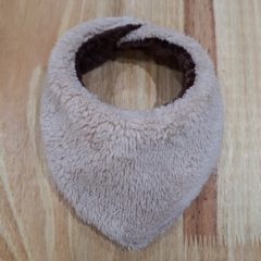 BANDANA CON CORDERITO CHOCOLATE - tienda online