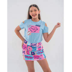 Conjunto Nanda Juvenil Azul - comprar online