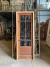Puerta con reja para frente