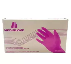 GUANTES NITRILO ROSA