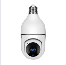 Câmera WiFi 1080P Lâmpada 4X Zoom Câmera E27 Home 5GWiFi Monitor de Alarme