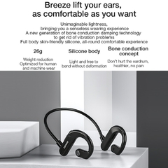 Lenovo X4 Bone Conduction Bluetooth 5.0 fone de ouvido esportivo à prova d'água sem fio
