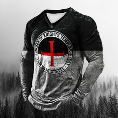 Imagem do Camiseta com estampa vintage 3d templário