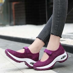 Novo Air Cushion Flat Shoes - Sapatilhas Femininas Mesh Respirável