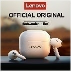 Fone de ouvido in-ear sem fio Lenovo LivePods LP40 preto na internet