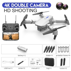 NOVO 4K Drone E88-525 Pro Profissional Quadcopter WIFI FPV com Grande Angular HD 1080P Dobrável - loja online