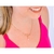 Colar Escrito Mãe com Zircônia Folheado a Ouro 18k.