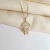 Colar Personalizado Menino Cravejado Pedras Micro Zircônias Folheado A Ouro 18k