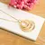 Colar Aros e Nomes Personalizados Folheado a Ouro 18k na internet
