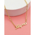 Colar Nome Personalizado Elo Português Folheado a Ouro 18k.