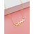Colar Nome Personalizado Elo Português Folheado a Ouro 18k.