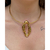 Colar Aro com Pingente Búzios Folheado a Ouro 18k.