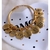 Bracelete Pingente Dez Mandamentos Folheado a Ouro 18k.