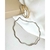 Bracelete Ondulado Fino Folheado a Ouro 18k.