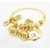 Bracelete Pingente Dez Mandamentos Folheado a Ouro 18k.