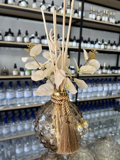 Frasco Difusor de Varetas Decorado Bolha Âmbar 500ml na internet