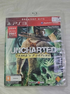 Uncharted Drake's Fortune Ps3 midia Fisica Perfeito estado Envio Imediato na internet