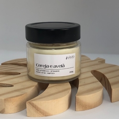 Vela aromática Cereja e Avelã 140g - Sânto Aroma