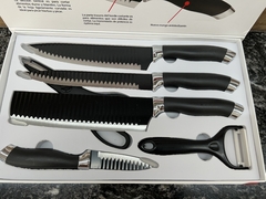 SET 6 PIEZAS CUCHILLOS DE CORTE GOURMET