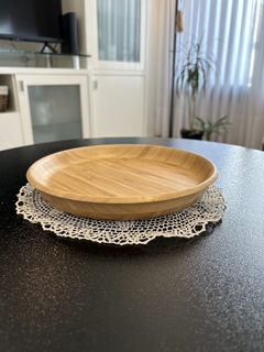 BANDEJA BAMBOO REDONDO 23 CM - Tienda Kalista