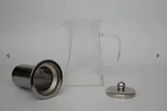 TETERA DE VIDRIO TEMPLADO CON INFUSOR EN ACERO INOXIDABLE 700 ML - comprar online