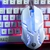 Kit Teclado E Mouse Branco Gamer Haiz Com Led USB Rgb Console Notebook Computador - DTM SHOPING