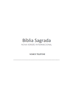 Miolo Impresso A5 Bíblia NVI na internet