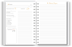 Refil / Miolo Impresso A5 para Caderno de Receitas na internet