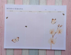 Bloco Planner de Mesa Semanal Destacável | Planejador Semanal - comprar online
