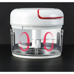 Mini Processador Manual Triturador de Alimentos 2 Lâminas na internet
