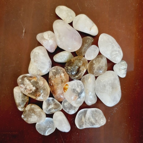 Pedra Natural Quartzo Misto 100 e 200 gramas